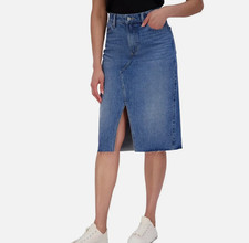 Lucky Brand Midi Skirt Blue, Sz 8