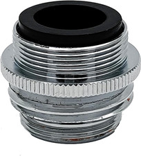 Brass Multi-Thread Faucet Aerator Adapter, Faucet to 3/4-Inche Male Garden Hose