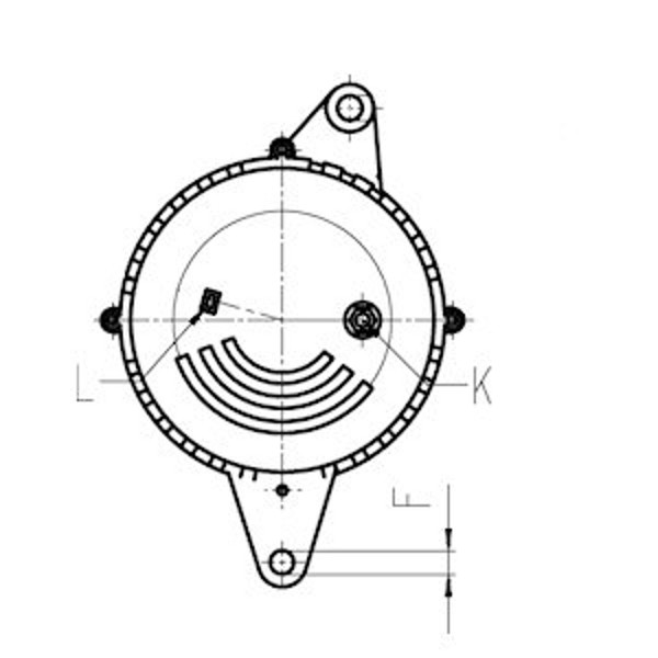 Lichtmaschine Generator Lima Hc-Cargo F 032 116 550 14V-image