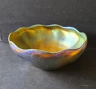 Tiffany Gold Iridescent Favrile Glass Bowl