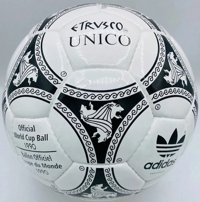 Pallone Etrusco Unico Replica – Taglia 5, Cucito A Mano, Per I Mondiali FIFA 1990! - Foto 4