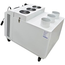 Ultrasonic Industrial Humidifier 27KG Water Mist Sprayer Cooler 3 Mist Outlets