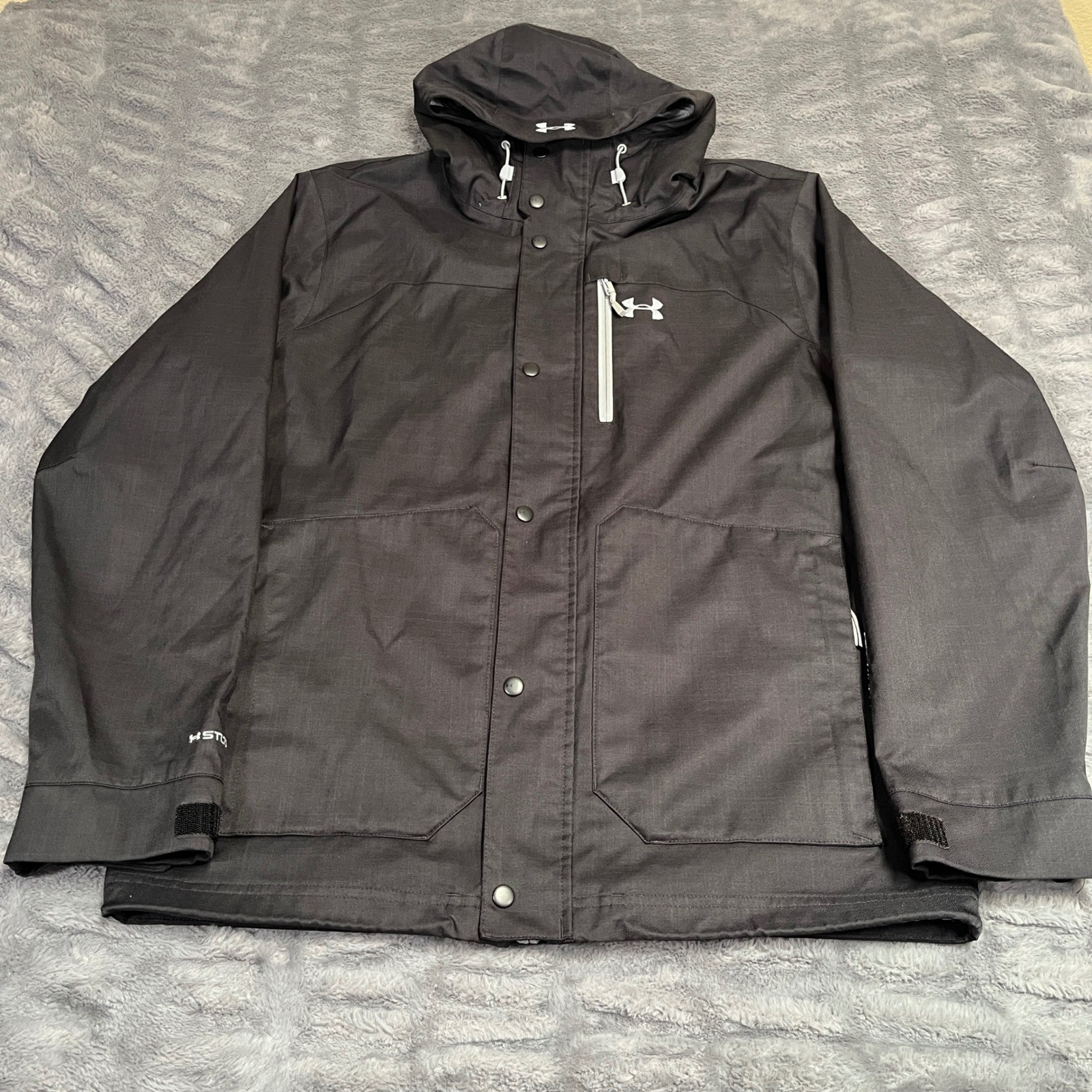 Under Armour Mens ColdGear Infrared Storm 2 Jacket Black Lar