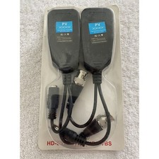 HD-CVI/TVI/AHD Passive Video Balun with Power Connector - One Box