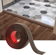 Self Adhesive Vinyl Flooring Transition Strips Wood to Tile Floor Divider Strip