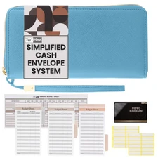 Simplified Cash Envelopes System Budgeting Wallet-NO Envelope & Budget Binder...