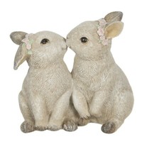 Hasenpaar, Kaninchen 10X6X10Cm By Clayre & Eef | Osterdeko, Ostern