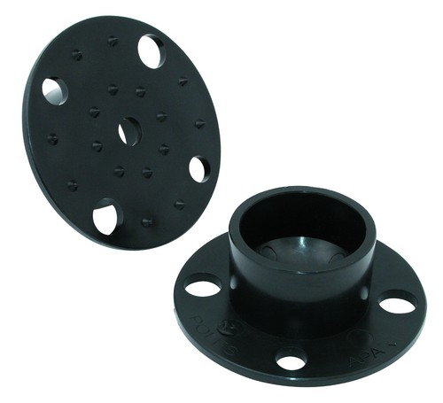10 x TENT POLE BASE GROUND PLATE- BLACK #739 Poles Apart - Picture 2 of 2