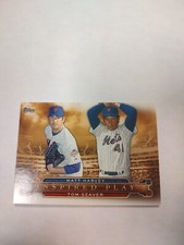 2015 Topps Series 1 Inspired Play Harvey / Seaver #I-11 New York Mets (PWE)