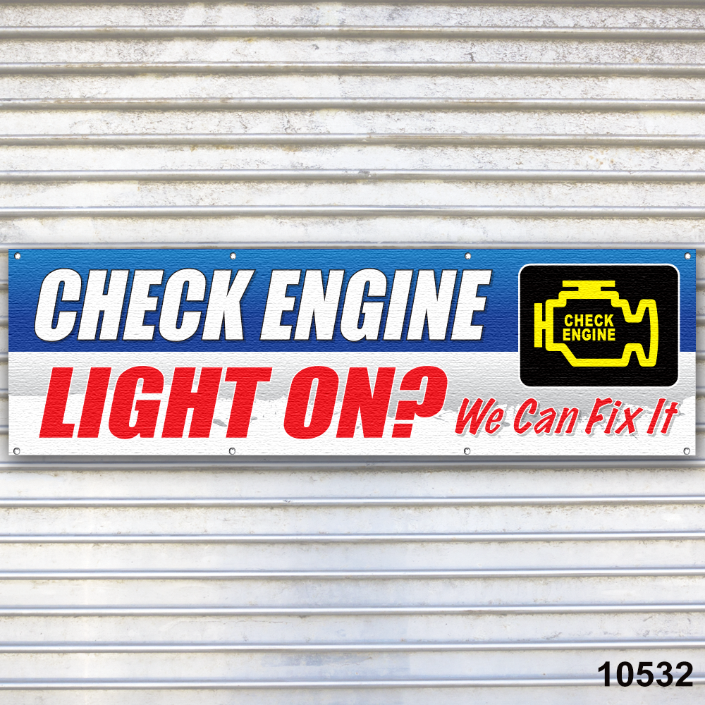 Check Engine Light On We Can Fix It Fast Banner