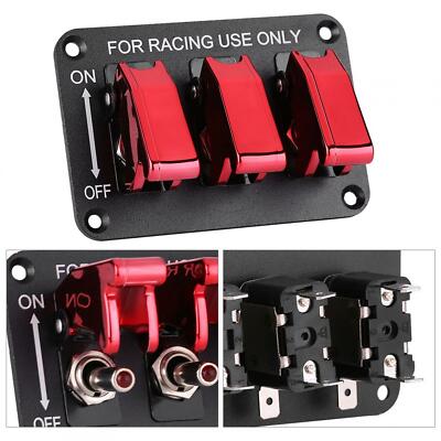 Kippschalter 12V 20A Auto Schalter Switch Racing Panel + 10 x Terminals Kit