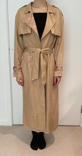 Maje Glorie Embroidered Trench Coat In Beige 36 100% Authentic