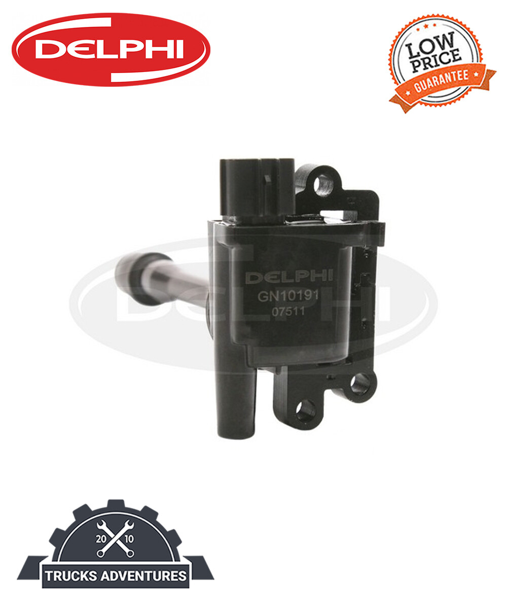 Delphi Ignition Coil GN10191  High-Quality Auto Part, Universal Fit for Multipl