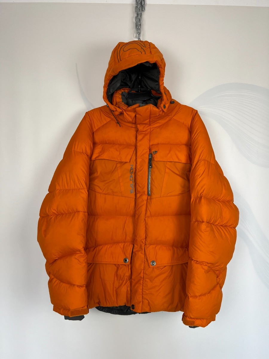 Salomon Down Puffer Ski Jacket Orange Size XL | eBay Salomon Down Puffer Ski Jacket Orange Size XL | eBay