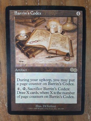 1x Barrin's Codex - Urza's Saga - English - MTG | eBay