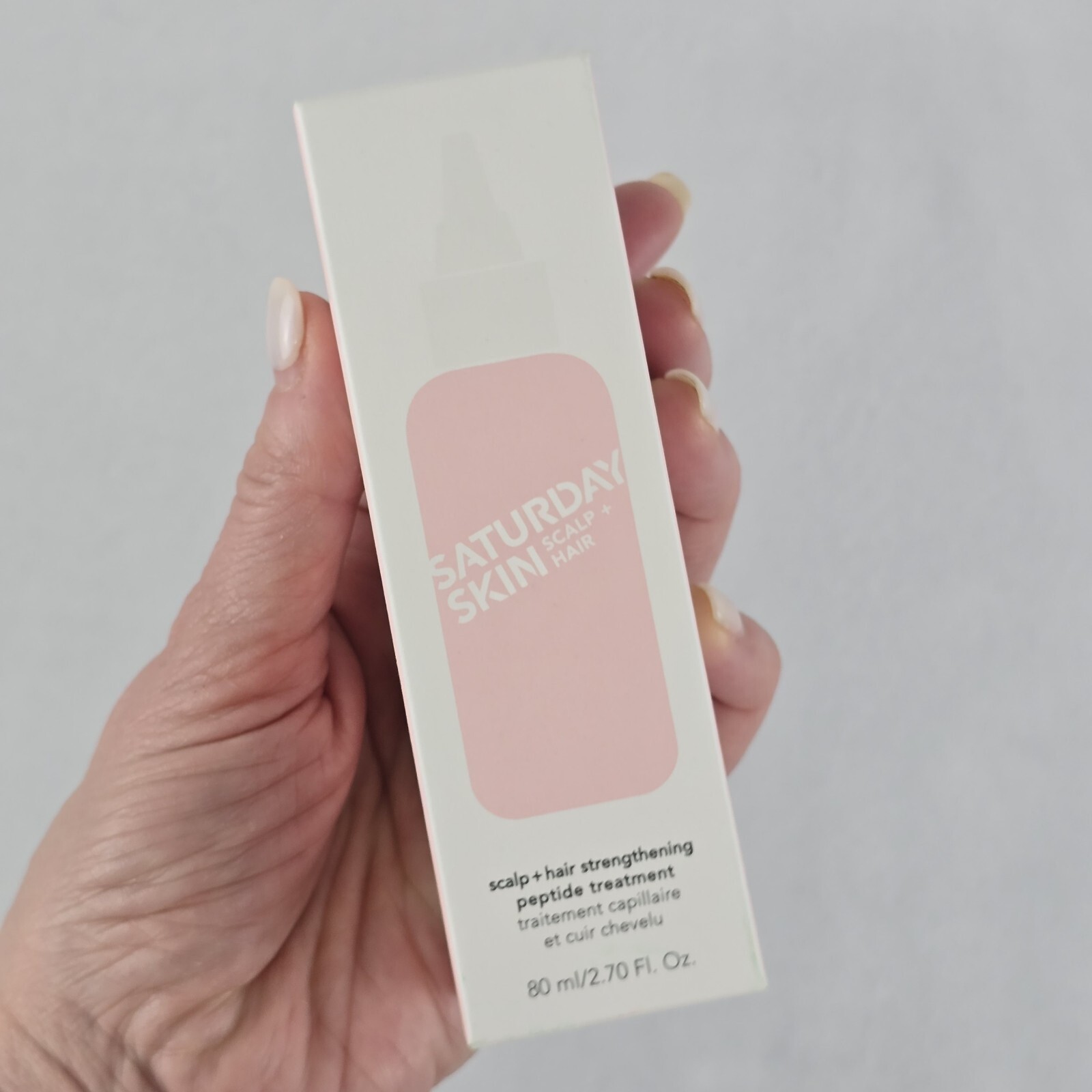 SATURDAY SKIN Scalp + Hair Strengthening Peptide Treatment 80 ml 2.7oz Full Size