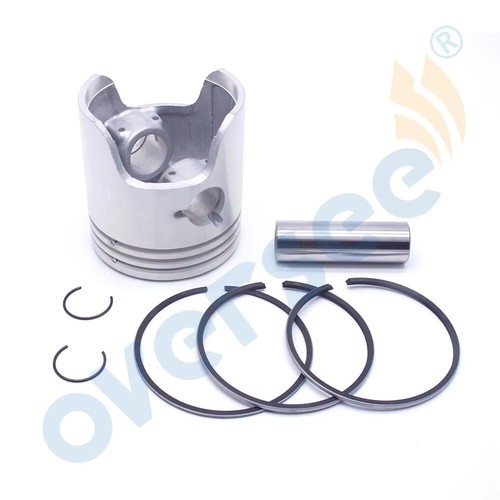 Conjunto de pistón 6H4-11631 y kit de 3 anillos STD para motor fueraborda Yamaha 2T 40HP 50HP - Imagen 4 de 6