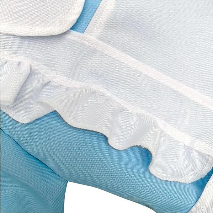 Girls Blue Alice Costume S - XL Kids Wonderland Fairy Tale Dress Halloween - Image 3 of 4