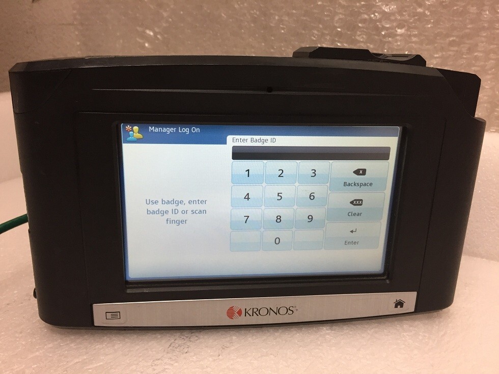 HELD kronos−55 25.0~25.5 KRONOS INTOUCH 9000 8609000-028 TOUCH SCREEN TIME CLOCK | eBay