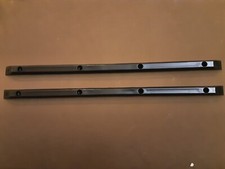 Vintage Skateboard rail guards - 14 1/2" - Black - New old Stock