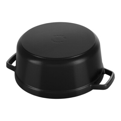 STAUB LA COCOTTE 22cm 黒 Amazon.com: STAUB Cast Iron Roaster/Cocotte, Round, 22 cm, 2.6 L