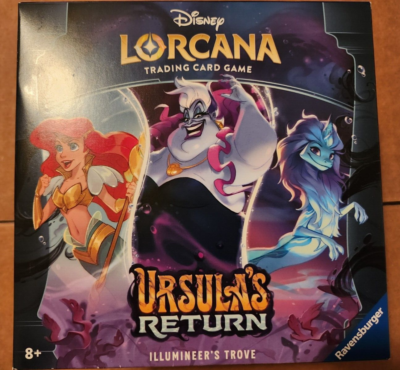 Disney Lorcana Ursula's Return 3箱 Disney Lorcana TCG Ursula's Return Illumineer's Trove |BRAND NEW