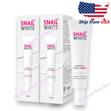 Snail White Moisture Facial Cream Snailwhite NEW SIZE - 20ml pack of 2