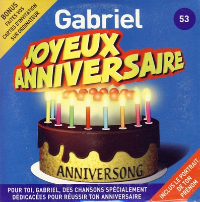 Joyeux Anniversaire Gabriel 10 Titres Ebay