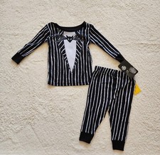 New boy's the Nightmare before Christmas Jack pajama set size 12m, 2t, Large 12