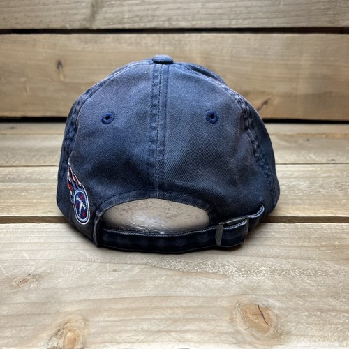 Distressed Tennessee Titans NFL Football Blue Athletic Strapback Hat Cap - Picture 8 of 11