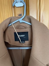 Pull And Bear Felt Texture Coat Buttoned