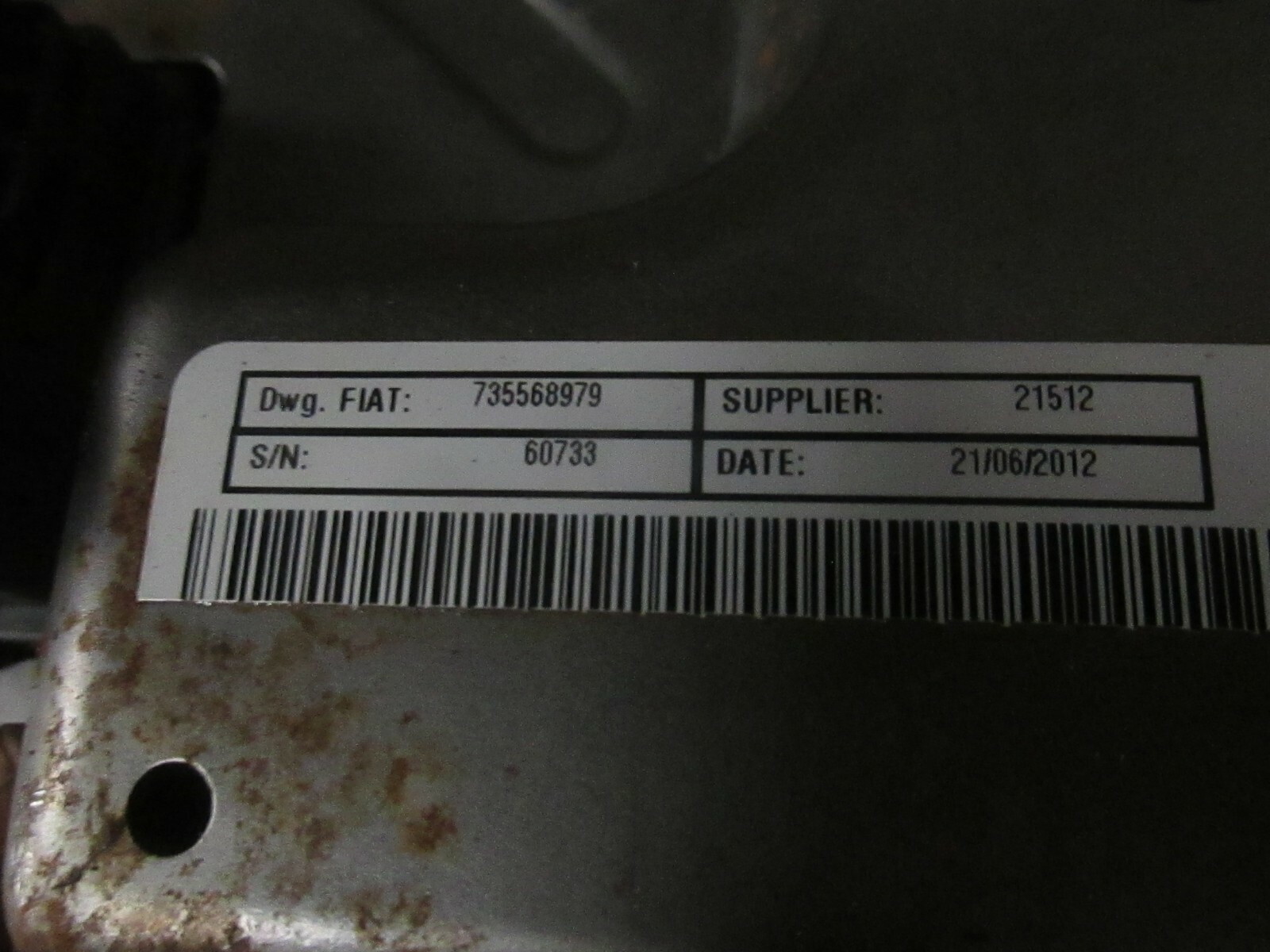 FIAT PANDA GENUINE ELECTRIC POWER STEERING COLUMN 735568979 eBay