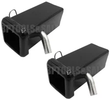 (2) HEAVY DUTY RECEIVER SLEEVE WELD ON 2" X 6" HITCH BALL 6" TUBE LENGTH 5000LBS