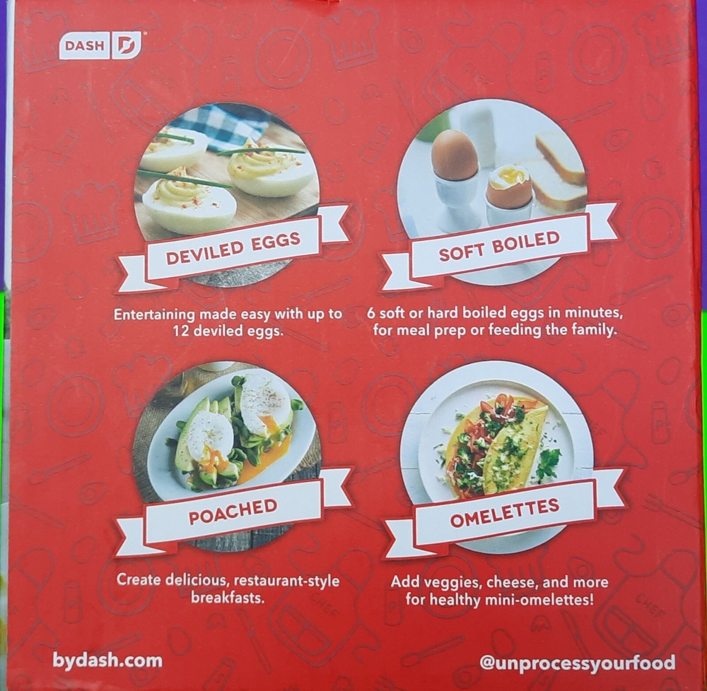 Dash Rapid 6-Egg Electric Cooker 360W Fast & Easy Breakfast Maker  