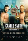 CANELO ALVAREZ Mexico v CALLUM SMITH England 2020 Official programm BOXING