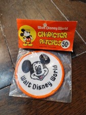 1970's WALT DISNEY WORLD CHARACTER PATCH - MICKEY MOUSE - UNOPENED D7