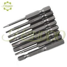 Hex Head Allen Bit Set Quick Connect Shank impact driver drill metric mm 8 Pcs