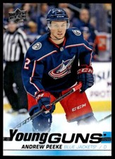 2019-20 Upper Deck Young Guns Andrew Peeke YG Columbus Blue Jackets #452