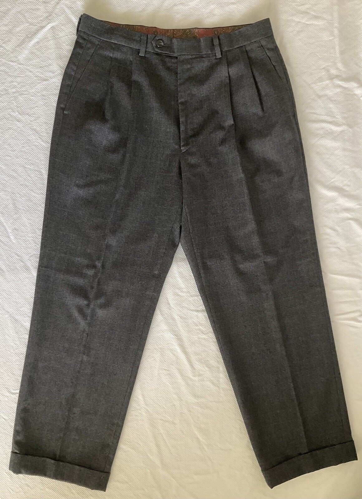 Lauren Ralph Lauren Wool Trousers Men 34x29 Gray … - image 3