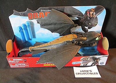 Dreamworks Dragons Toothless Dragon blaster How to Train your Dragon 13'' figure