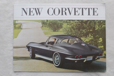 32B 497 1963 Chevrolet Corvette Sting Ray Coupe Convertible Gr Prospekt Brochure