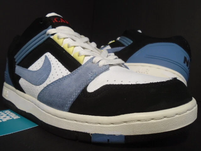 NIKE AIR FORCE II 2 LOW PREMIUM ESCAPE 1 WHITE STORM BLUE BLACK 312488-141 10.5