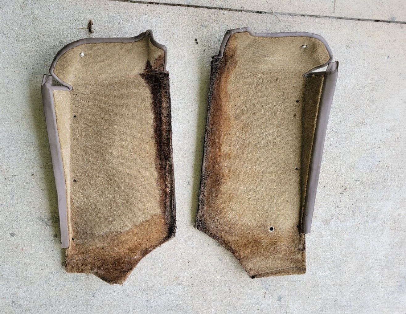 OEM Bentley Turbo R Trunk Luggage Trim Panels 3pc Set OEM