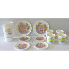 BARBIE Vintage Children's Tea Set 11 Pieces Chilton 1990's Plastic White