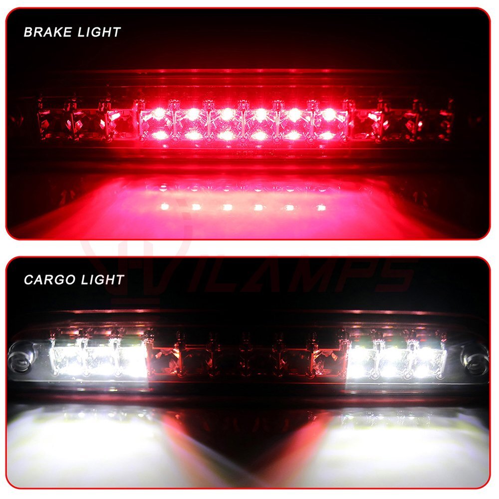 99-16 Ford Uper Duty / 93-11 Ranger [Model W/O Cargo Light] LED 3rd Brake Light Chrome 136 - Foto 6
