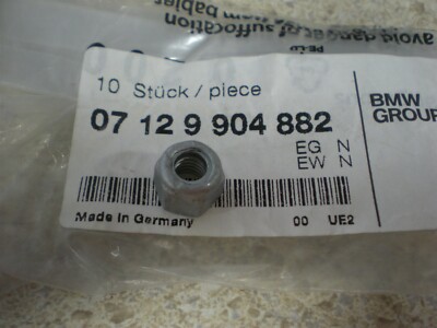 NOS OEM BMW Hex Nut 2008-10 G450 07129904882 | eBay