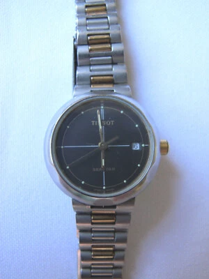 TISSOT SEASTAR DAMEN UHR 25MM STAHL VINTAGE ARMBANDUHR Guter ZUSTAND - Bild 1 von 4