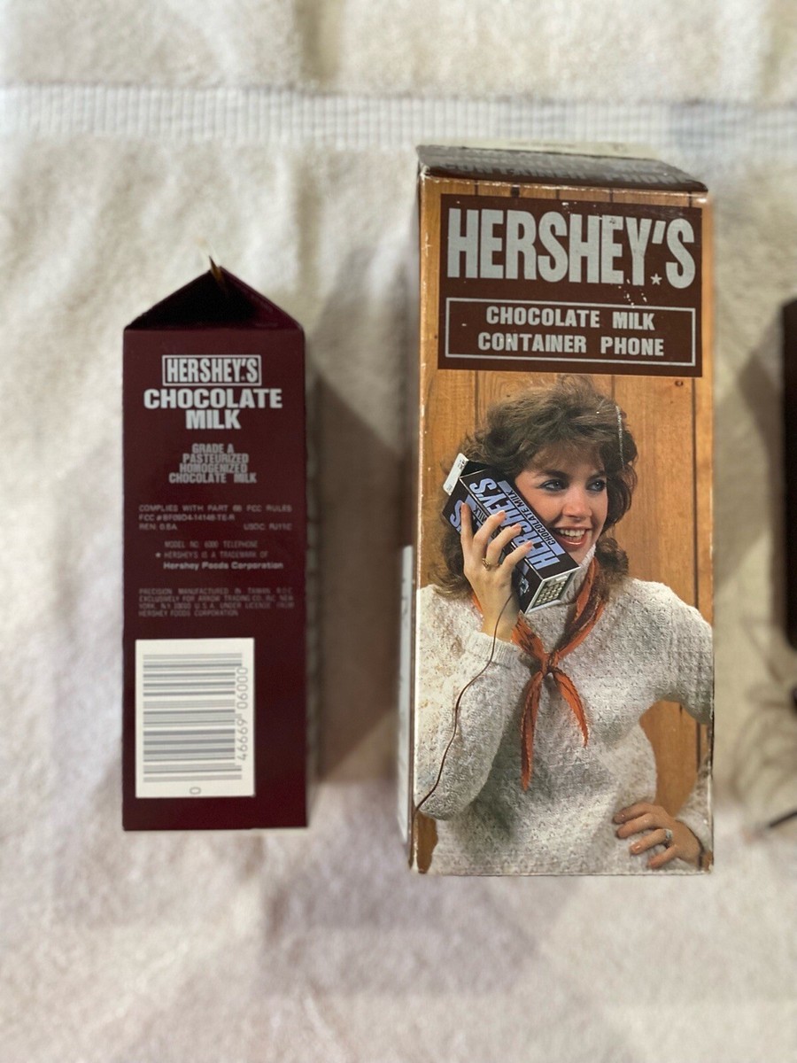 Vintage Rare Hersheys Chocolate Milk Container Phone Model 6000