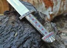 Hand Forged King Ragnar Lothbrok Viking Sword, Medieval Battle Ready Sword