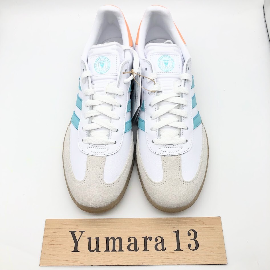 ミンミン オーダー ❣️ adidas Samba Inter Miami CF Soccer White Easy Mint IH8160